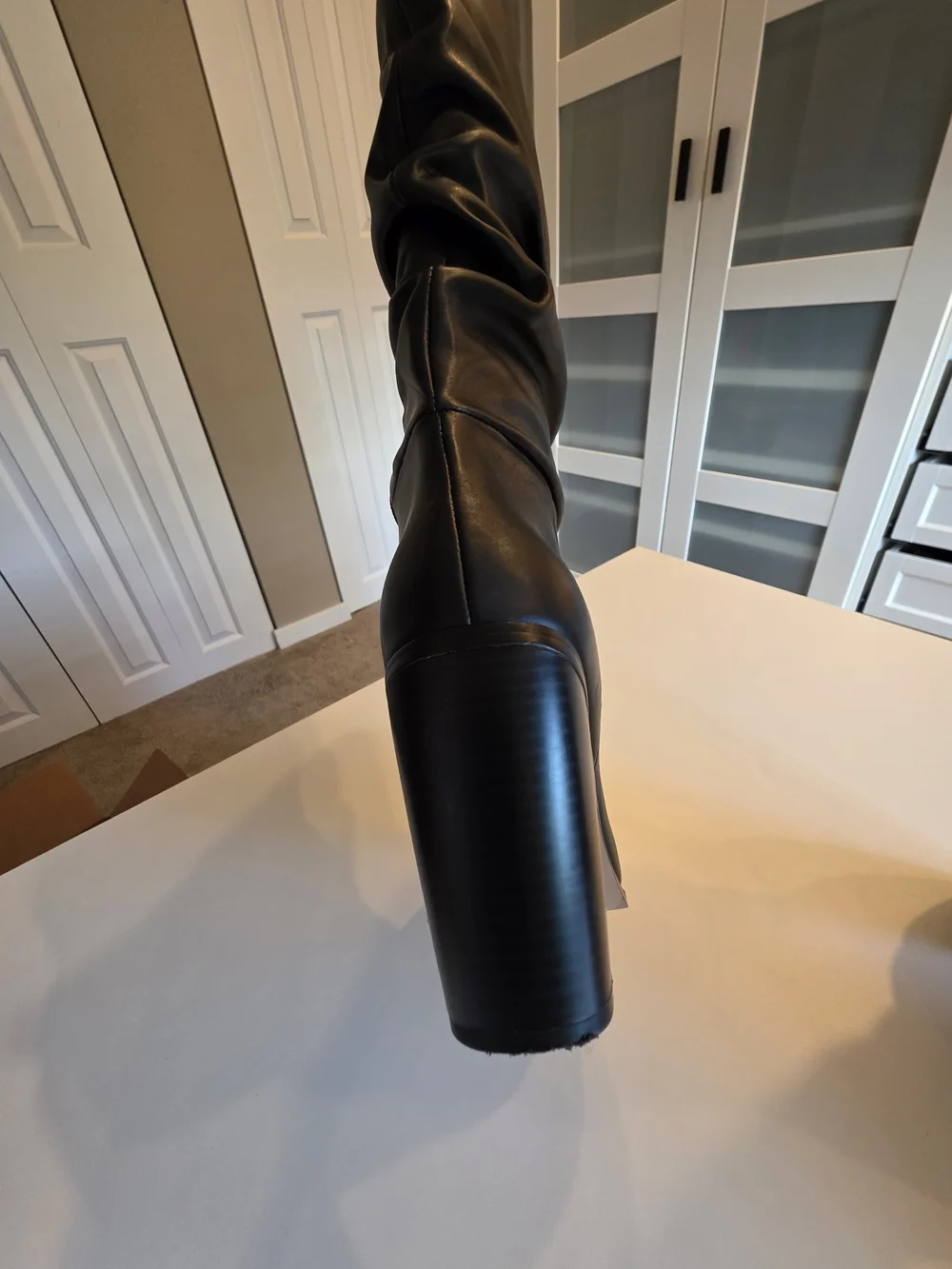 Vince Camuto Aprine Leather Boot -Sz 7.5